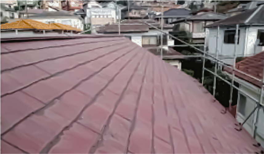 塗装前の屋根